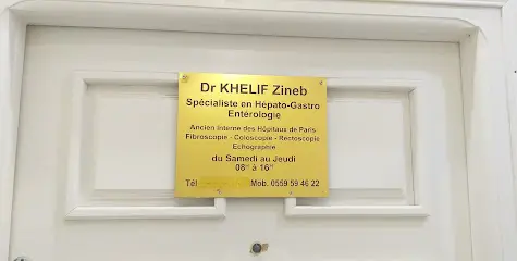 Hépato-Gastro-Enterologue Dr khelif zineb