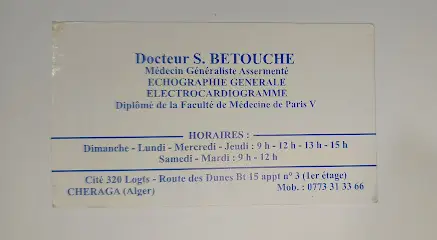 Docteur Betouche Médecin Généraliste Assermenté