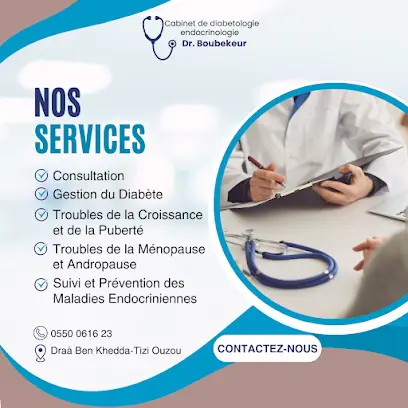 Dr. Boubekeur Eps Merabet Diabeto- endochrinologie