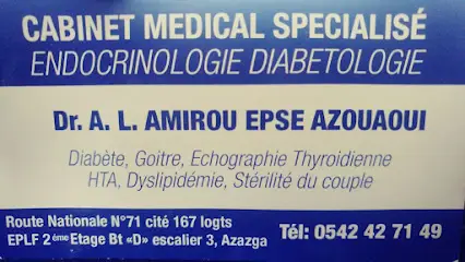 Cabinet médical Endocrinologie/Diabétologie - Dr AMIROU