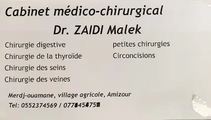 Cabinet medico-chirurgical Dr malek zaidi