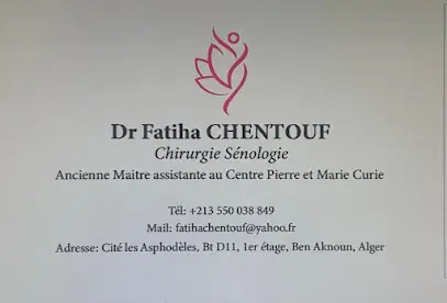 Dr F.CHENTOUF. CHIRURGIEN SENOLOGUE