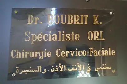 Dr Boubrit Dr Houcine O.R.L مختص في الأنف الأذن و الحنجرة