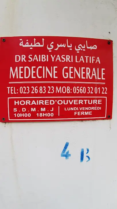 Dr Saibi Yasri Latifa