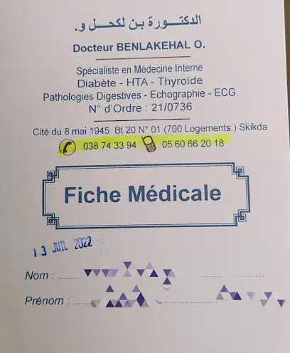 DOCTEUR BENLEKEHAL