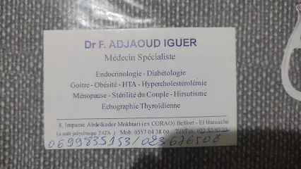 Dr Adjaoud Iguer endocrinologue